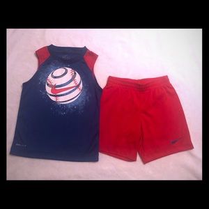 Nike shorts set